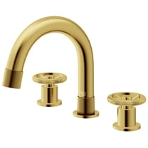 VIGO Wythe Widespread Bathroom Faucet in Matte Brushed Gold
