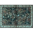 thumbnail image 1 of Ahgly Company Indoor Rectangle Persian Light Blue Traditional Area Rugs, 8' x 10', 1 of 4