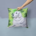 thumbnail image 2 of Carolines Treasures BB9849PW1414 Maremma Sheepdog St Patricks Fabric Decorative Pillow  14Hx14W multicolor, 2 of 4