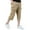 Khaki, variant on Up to 65 off!Chiccall Men's Plus Size Casual Twill Elastic Cargo Shorts Below Knee Loose Fit Multi-Pocket Capri Long Shorts Great Christmas Birthday Gifts for Men,