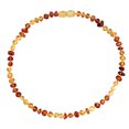 thumbnail image 2 of SmartBy Retro Women Natural Amber Beaded Necklace Jewelry Handmade Mothers Day Gift, 2 of 8