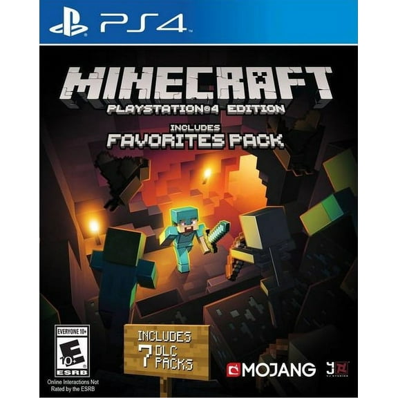 Restored Minecraft PlayStation 4 Edition (Sony PlayStation 4, 2014) Adventure Game (Refurbished)