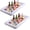L:53.15"*25.6", variant on 2 count Inflatable Ice Serving Buffet Bar, Portable Salad Ice Tray Drink Pool Containers, BBQ Picnic Pool Party Buffet Salad & Drinks Tray for Summer Party Picnic & Camping(Size:S:23.62")