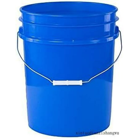 

5 Gallon Blue Plastic Bucket Only (Pack Of 40 Blue) - Durable 90 Mil All Purpose Pail - Food Grade Buckets NO LIDS Included - Contains No BPA Plastic - Recyclable - Buckets ONLY