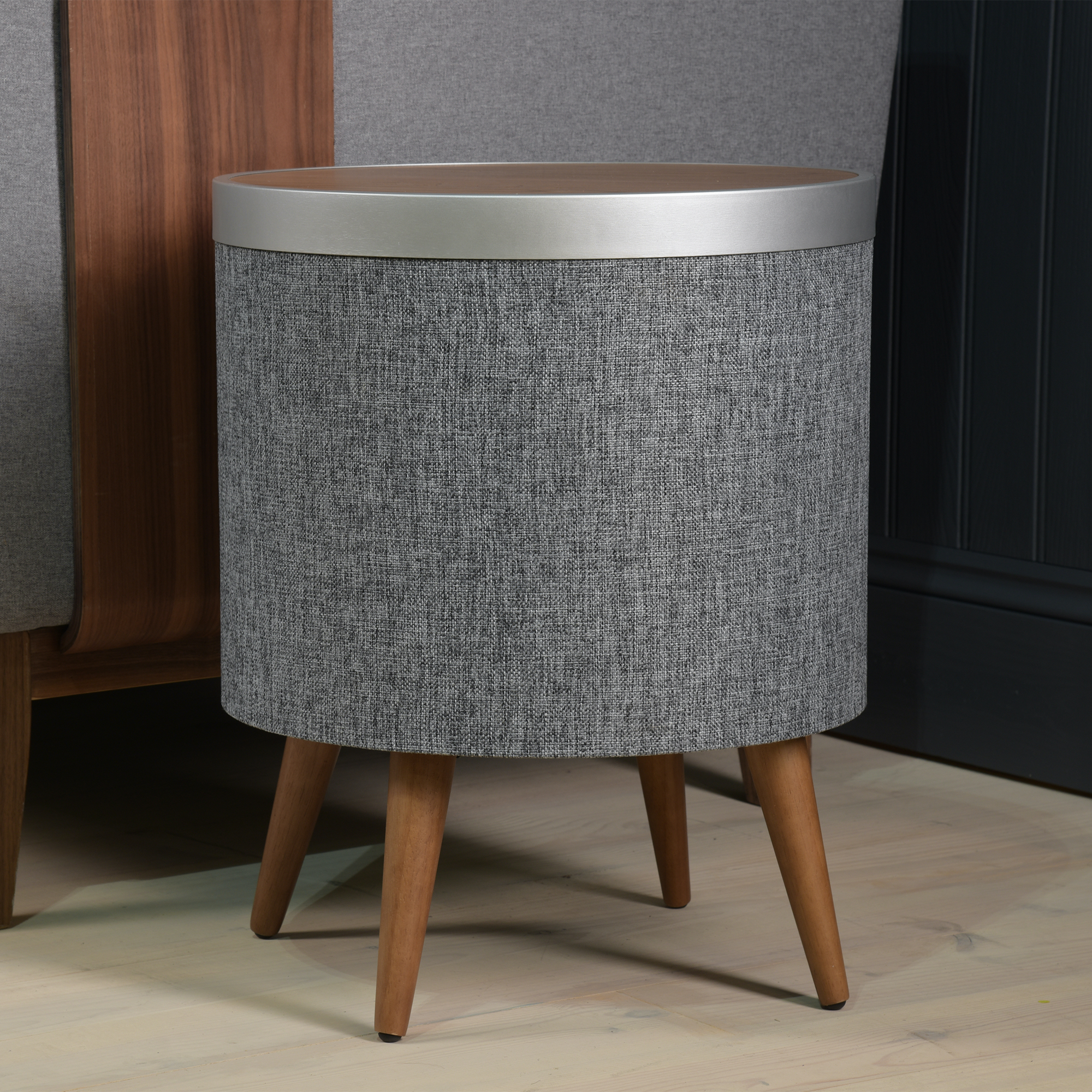 Koble Zain Wood Side Table With Bluetooth® Speaker And