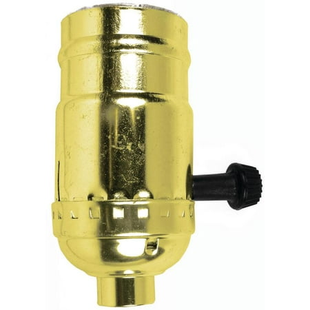 Jandorf Specialty Hardw Socket Turn Knob 3 Way Brass 60409