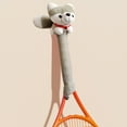 thumbnail image 6 of harayaa Badminton Racket Handle Cover Absorbent Knitting Tennis Racquet Grip Cartoon Grey, 6 of 9