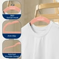 thumbnail image 5 of SereneLife 200 Pack Velvet Hangers - Non-Slip Felt Hangers with 360 Swivel Hook, Space-Saving, Ultra-Thin, Lightweight for Shirts, Sweaters, Hoodies, Kids Clothes & Dresses, 5 of 7