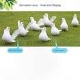 thumbnail image 3 of Artificial Foam Dove Figurine for Wedding and Garden Decor Handcrafted Imitation Bird Ornament White Craft Model for Events, 3 of 5