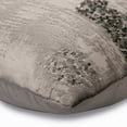 thumbnail image 3 of The HomeCentric Cushion Cover For Sofa, Silver Pack of 2, 24x24 inch (60x60 cm) Euro Pillow Sham, Velvet Grudge & Sequins Euro Sham Covers, Abstract Pattern, Modern Style Easter - Grudgingly Silver, 3 of 3