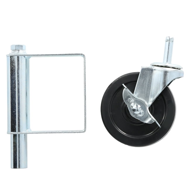 Rueda De Puerta, Rueda De Puerta De 4 Pulgadas, Hogar Industrial De Caucho YLSHRF Blanco