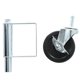 thumbnail image 5 of Rueda De Puerta Con Resorte Rueda Con Resorte Amortiguación Multifunción Aluminio 4 Pulgadas Capacidad De Carga De 75 Kg, 5 of 7
