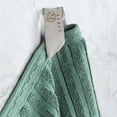thumbnail image 4 of Superior Ribbed Cotton Ultra-Absorbent 4-Piece Basil Bath Towel Set, 4 of 7