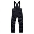 thumbnail image 3 of Nokdvo Snow Pants for Kids 9-10 Waterproof Breathable Polyester Ski Pant Snowboard Insulated Kids Snow Bibs Winter Thicken Overall for Boys Girls Black 9-10 Years, 3 of 3
