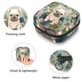 thumbnail image 3 of Sanitary Napkin Storage Bag for Girls Women, Portable First Period Pads Bag Tampons Holder Girls Travel Makeup Bag, Large Capacity French Bulldog Puppy Pattern, 3 of 6