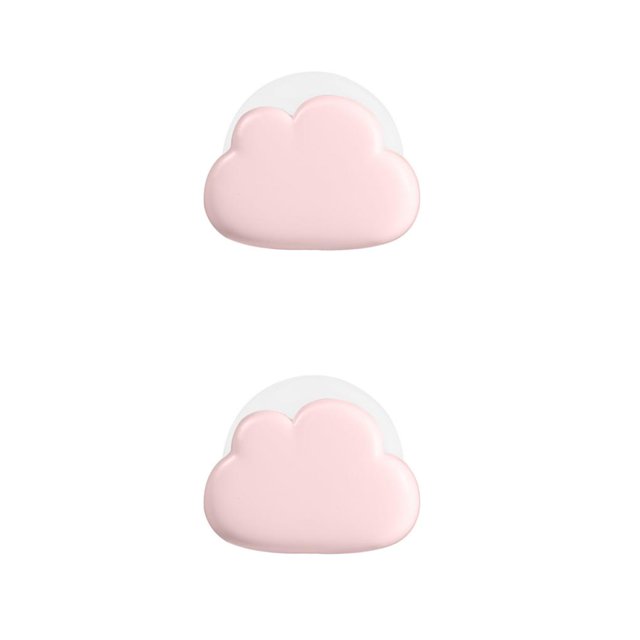 Injueey Luz Nocturna LED Para Niños El Mejor Compañero En La Noche Oscura Tiempo De Espera Largo Luz Nocturna Para Niños Pink-1W Rosa-1W 2Conjunto