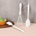 thumbnail image 2 of SharkTRUE 3pcs Baking Tools Equipment Sets Egg Beater Whisk Scraper Spatula Oil Brush Hand Mixer For, 2 of 8