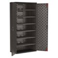 thumbnail image 2 of Suncast 80-Inch 6-Shelf Storage Cabinet Locker for Garage, Black, 2 of 5