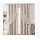 thumbnail image 2 of Cortina Estrellas Blackout color beige, 2 of 4