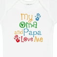 thumbnail image 4 of Inktastic My Oma and Papa Love Me Boys or Girls Baby Bodysuit, 4 of 5