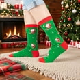 thumbnail image 5 of AGCAN 3 Pairs Christmas Socks for Women, Christmas Stocking Stuffers, Funny Elf Deer Santa Xmas Novelty Socks for Holiday Gift, One Size, 5 of 8