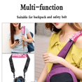 thumbnail image 7 of Chririnla Pink Cow Print Car Seat Belt Cover 2 PCS, Car Seat Belt Pads Polyester Easy to Install Durable for Truck Auto SUV, 7 of 7