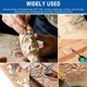thumbnail image 2 of Juego de brocas de tallado de madera con vástago de 1/4" y base de madera de 5 piezas, brocas de grabado para carpintería, accesorios de herramientas rotativas para manualidades DIY, tallado, grabado, 2 of 4
