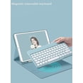 thumbnail image 3 of Funda de cuero y teclado Yuxing para iPad 10.ª generación Rosa Sakura, 3 of 5