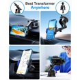 thumbnail image 3 of Soporte para teléfono de coche VANMASS 2024 con ventosa y clip para iPhone, color azul, 3 of 9