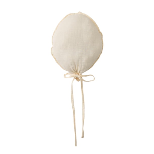 Decoración minimalista de globos de tela 3D para colgar en la pared, de 7,87 x 23,62 pulgadas, reutilizable. Beige