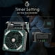 thumbnail image 5 of Ventilador de Camping|10400 mAh Ventilador Portátil Solar y USB Recargable|Ventiladores de Escritorio Solar con Linterna LED Temporizador 4 Velocidades para Aire Libre Exteior Interior y Emergencias, 5 of 5