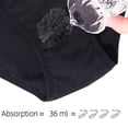 thumbnail image 3 of Qarigey Calzoncillos Trajes de baño Menstrual A prueba de fugas Bikinis Pantalones fisiológicos Reutilizables Bañadores de cintura alta Type10 NO10, 3 of 6