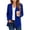 Blue, variant on Women's Knit Cardigan Open Front Long Sleeve V-Neck Ribbed Cuff Mid Length Jackets Casual Soft Comfy Jacket