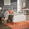 thumbnail image 2 of Weston Home Gabrielle Metal Arches Platform Twin Bed, White, 2 of 10