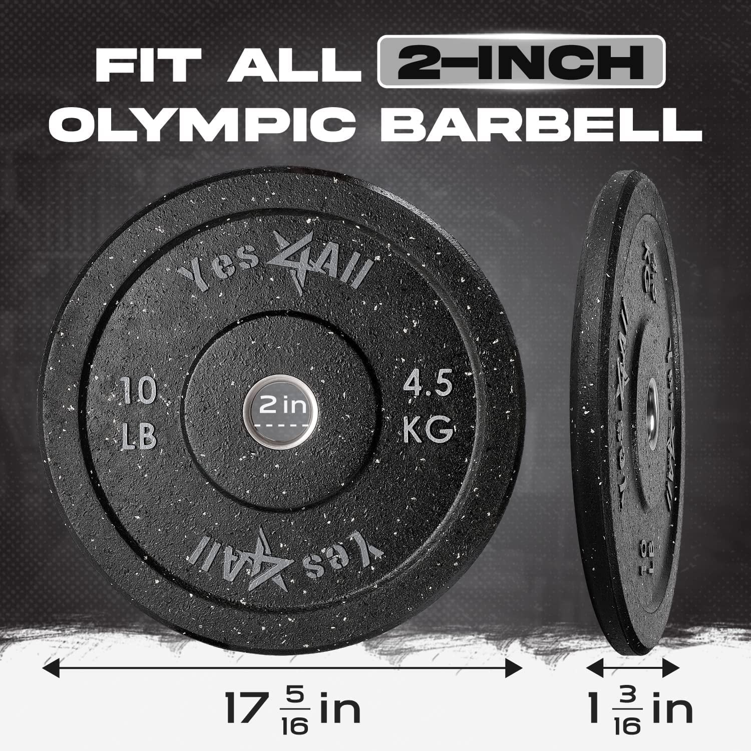Bumper Weight Plate 10lbs - Pair