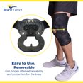 thumbnail image 5 of Brace Direct Hinged Knee Brace for Arthritis & Ligament Support - Adjustable ROM Pain Relief, 5 of 8