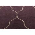 thumbnail image 3 of Mark&Day Wool Rugs, 5x8 Flagstaff Modern Eggplant/Brown Area Rug, Purple Brown Carpet for Living Room, Bedroom or Kitchen (5' x 8'), 3 of 3