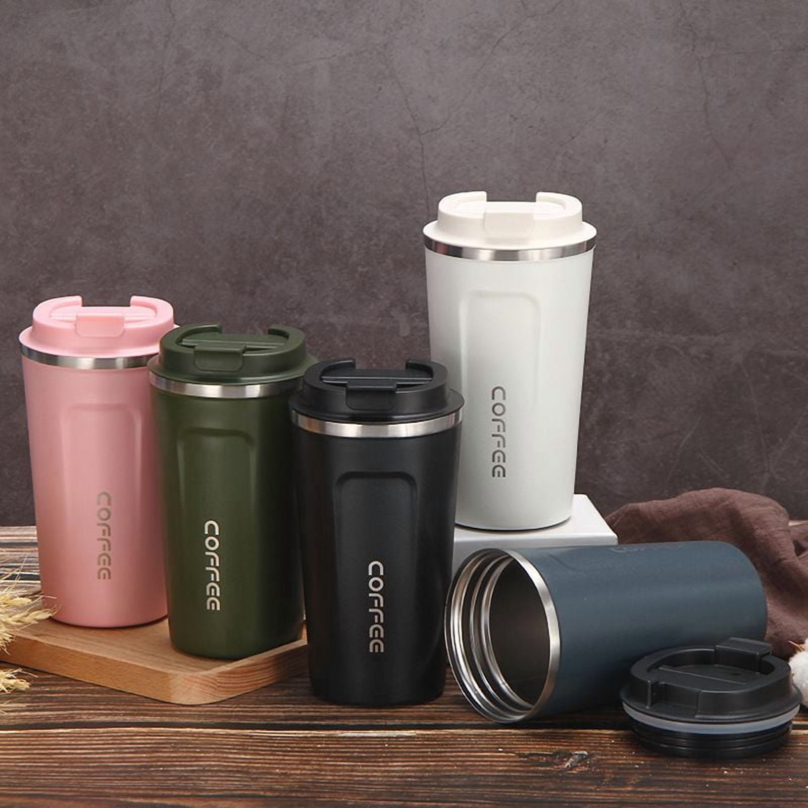 15 oz Smart Coffee Mug with Lid,Stainless Steel Vacuum Insulated
