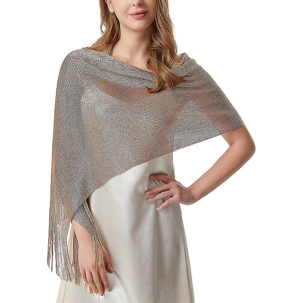 Capa Gasa Fiesta Juweniz Chales De Gasa Para Mujer, Bufandas Para Dama De Chal Gasa Burdeos