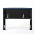 thumbnail image 2 of Lana Dark Navy Winged King/ Cal King Tufted Fabric Headboard, 2 of 6