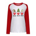 thumbnail image 3 of Día de San Valentín moda mujer Casual manga larga impreso señoras sudaderas Tops Fridja hkj237, 3 of 4