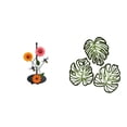 thumbnail image 1 of Soporte de papel higiénico,Soporte de papel de cocina con forma de girasol para encimera,Placa de pared con hojas de palma,Decoración de pared de madera con hojas de palma,Adorno de madera, 1 of 8