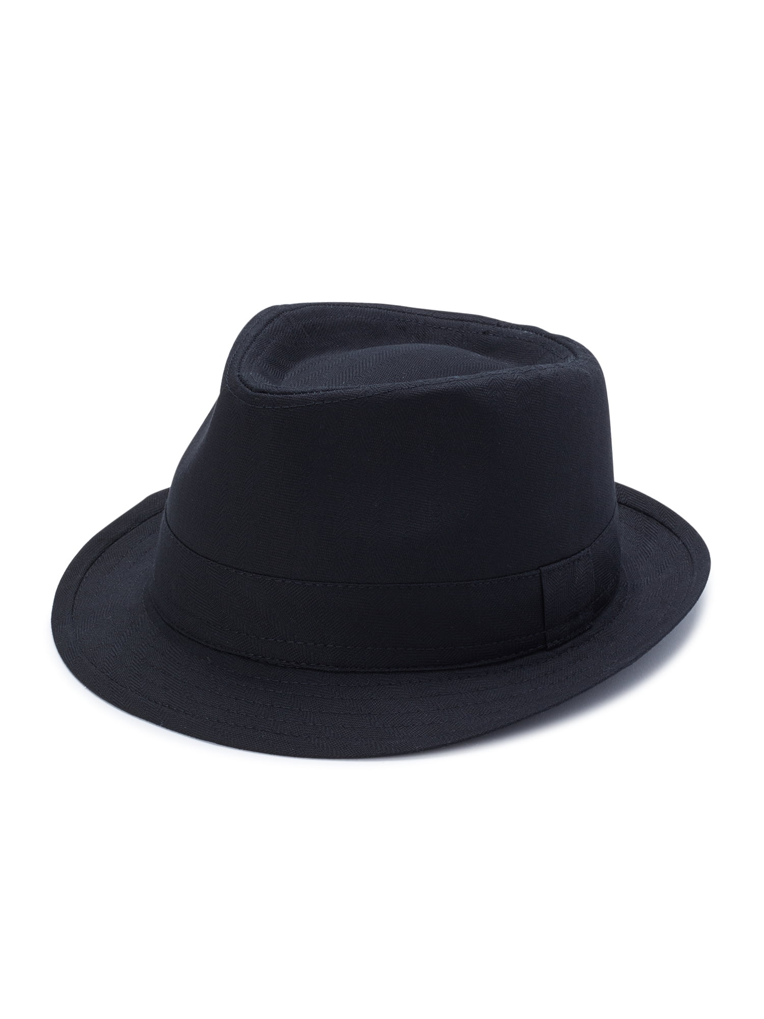 George Men's Herringbone Fedora Hat