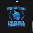 thumbnail image 4 of Inktastic Dreidel Champion Hanukkah with Blue Laurels Boys or Girls Baby T-Shirt, 4 of 5