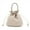 Nude, variant on Premium Soft Vegan Leather Top Handle Bucket Bag Handbag Shoulder Crossbody