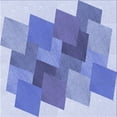 thumbnail image 1 of Ahgly Company Machine Washable Indoor Square Transitional Blue Angel Blue Area Rugs, 7' Square, 1 of 7