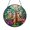 Acrylic 3.5 Inch, variant on Adorable Meerkat Family Stained Glass Window Hanging, Lively Wildlife Home Decoration