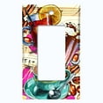 thumbnail image 2 of Metal Light Switch Wall Plate Outlet Cover (Coffee Beans Mocha Tea Marshmallow Treat Beige Yellow Letter - Single Rocker), 2 of 2