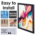 thumbnail image 5 of Innovative Haus 12x12 Picture Frame Set of 9 in Black. Display Pictures 8x8 Photo with Mat or 12x12 Pictures without Mat. Home Decorative for Wall Gallery Hanging. Classic Gallery Square Photo Frame., 5 of 11