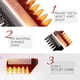 thumbnail image 5 of Peine para el cabello para hombres, peine de peluquero de dientes finos y redondos, cepillo para el Abanopi Negro, 5 of 7